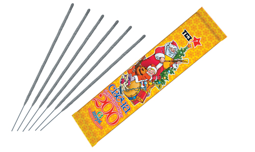  Бенгальские свечи 6 шт 200 мм в пакете  в Полевское